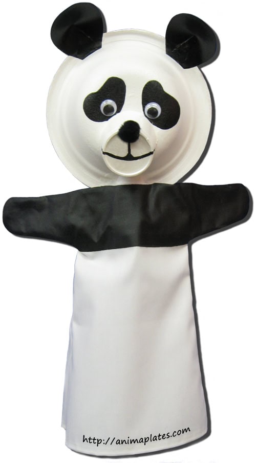 How to make a panda puppet