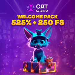 250 фриспинов за регистрацию в Cat Casino