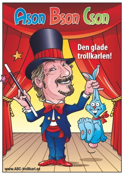 Trollkarl Göteborg, Stockholm, Malmö, hela landet. Ason Bson Cson - trollkarlen. En Svensk Mästare i Barntrolleri gör barnkalaset/familjedagen extra roligt.