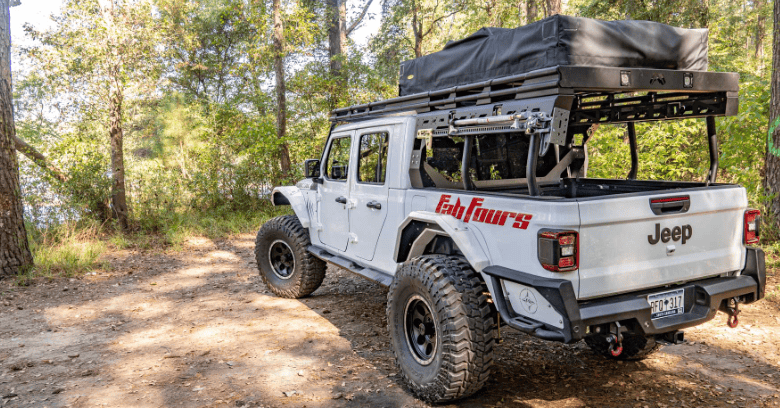 Fab Fours Overland Rack on Jeep Gladiator