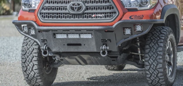 Plate front bumper