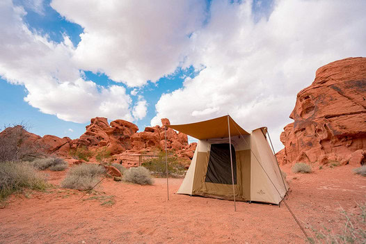 Tent in the desert