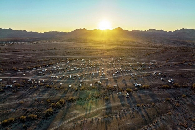 Truck camper adventure quartzsite rally