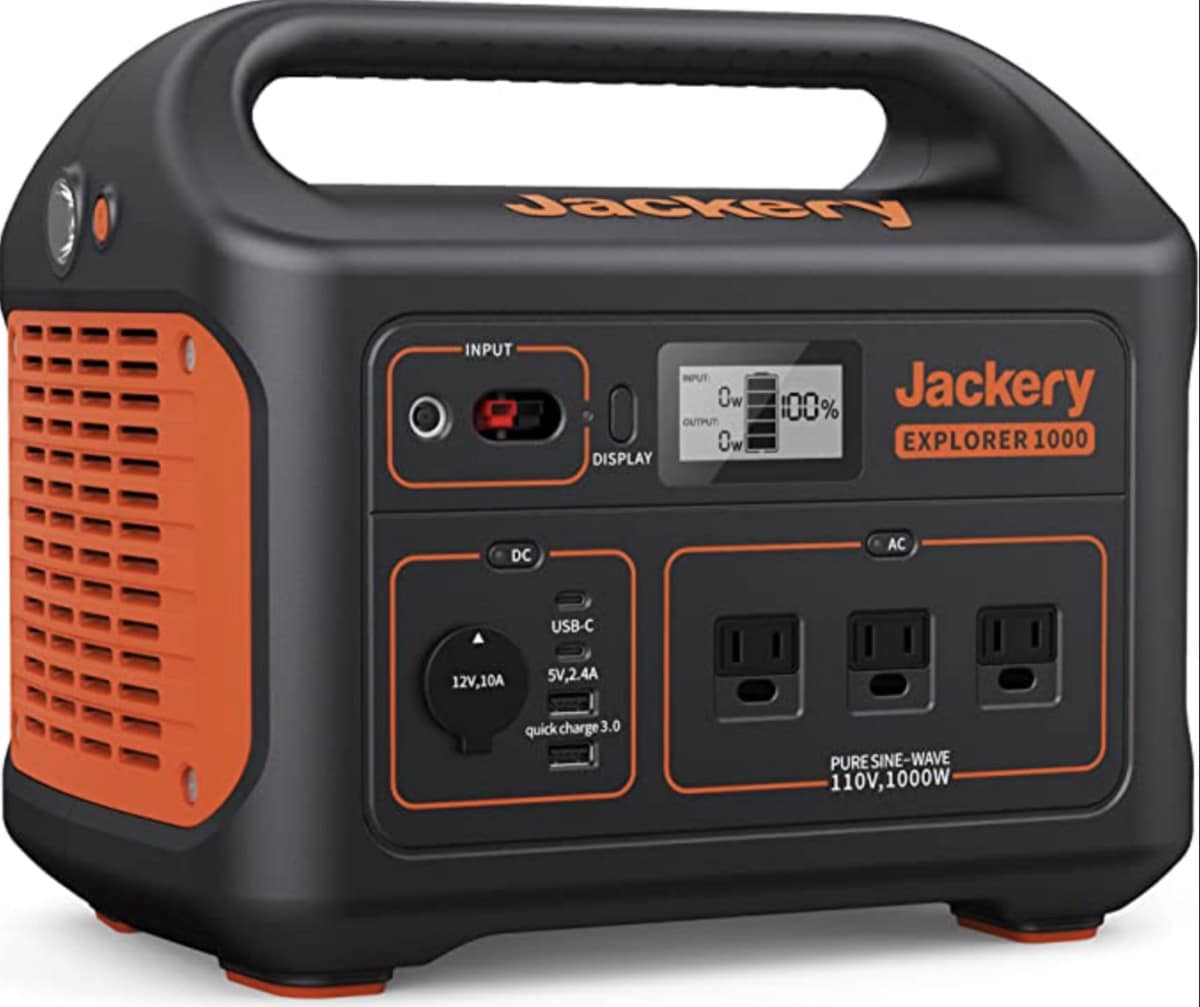 Jackery explorer 1000 portable power station 