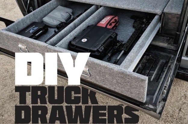 Recoil diy truck drawers