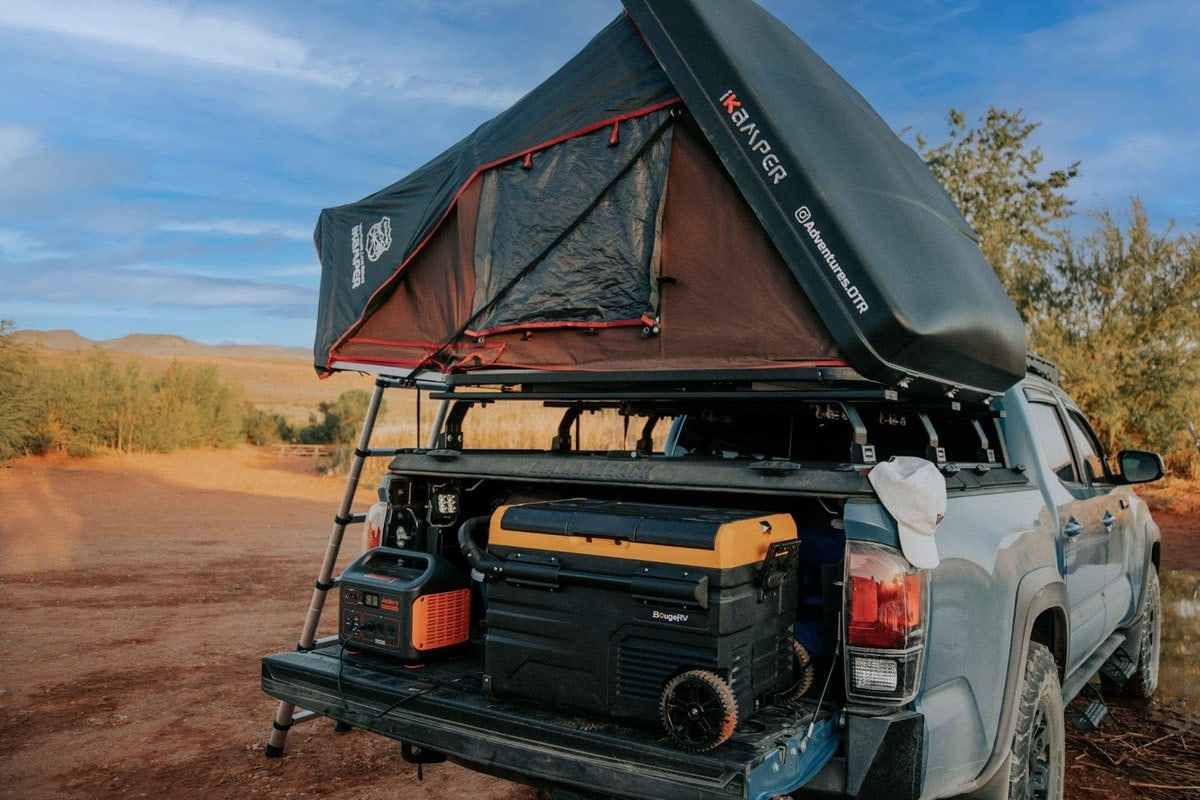 Ikamper on a tacoma