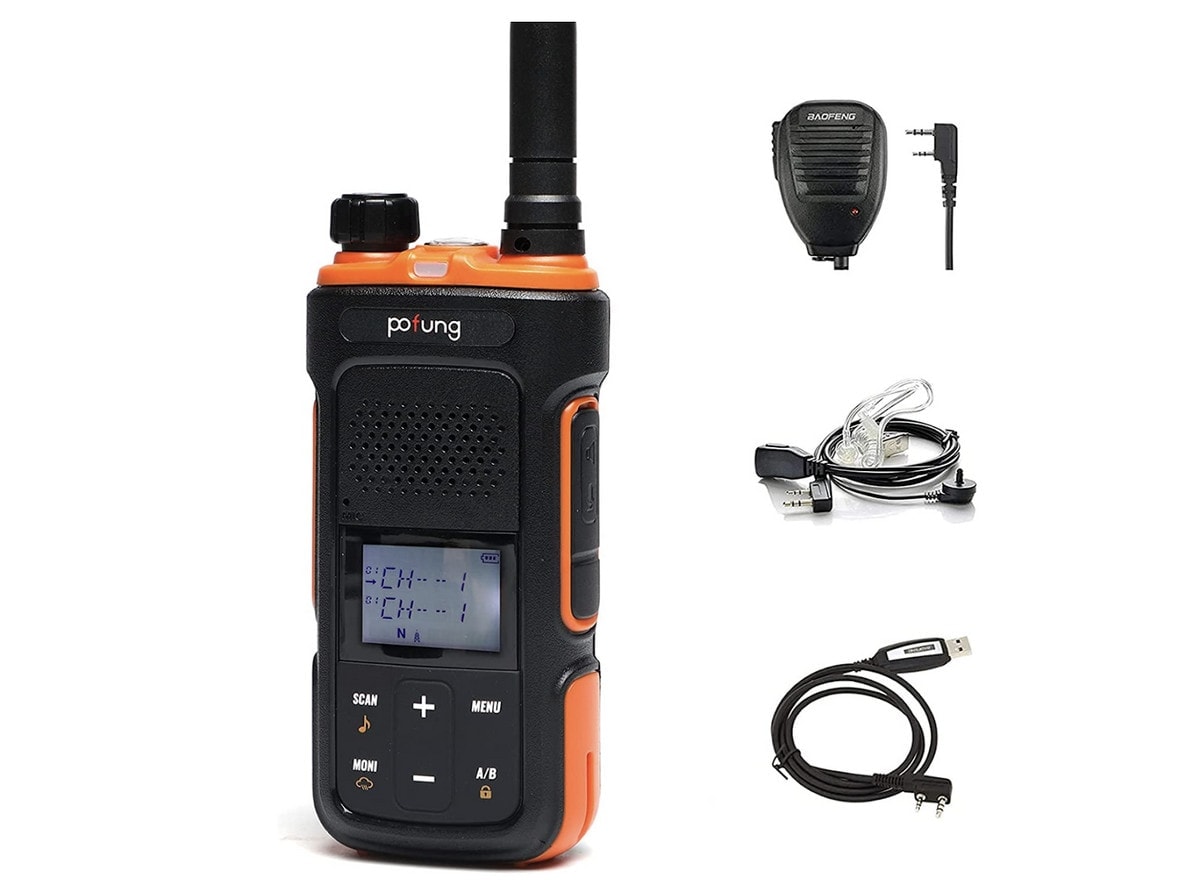 Lyu lam p11uv gmrs two-way radio