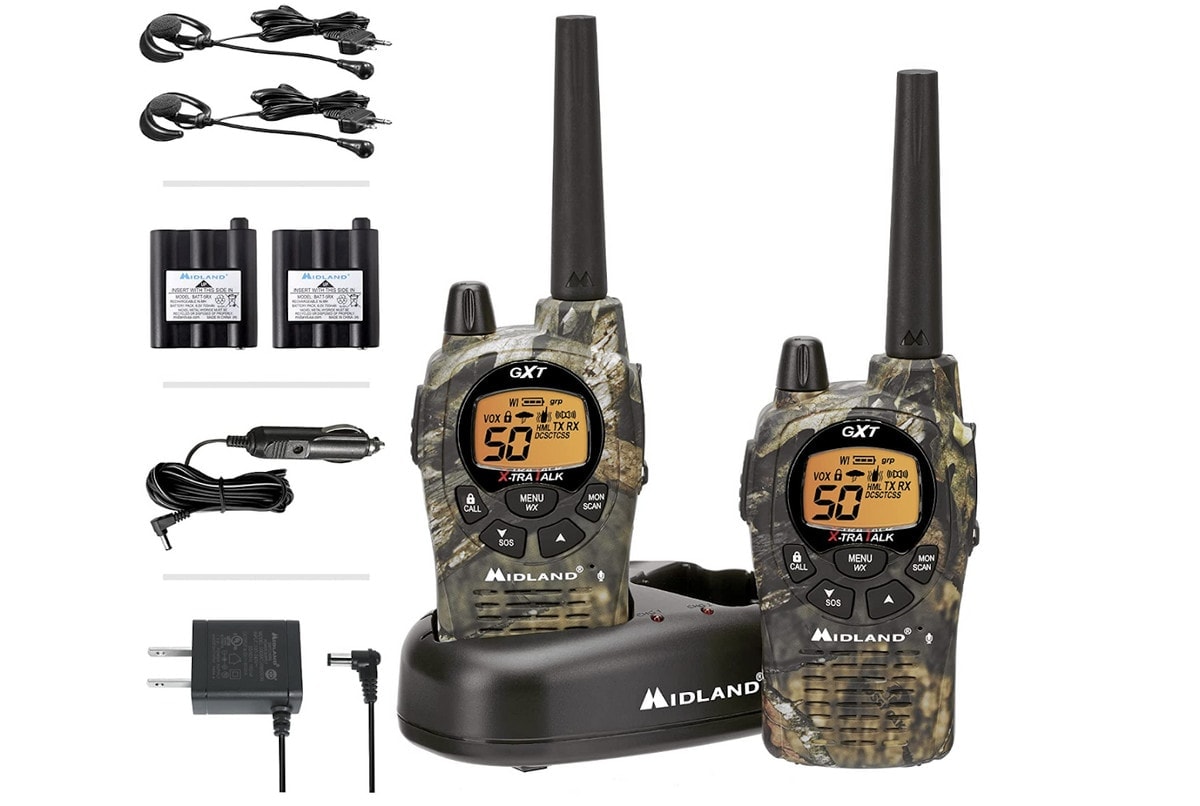 Midland gxt1050vp4 gmrs two-way radio