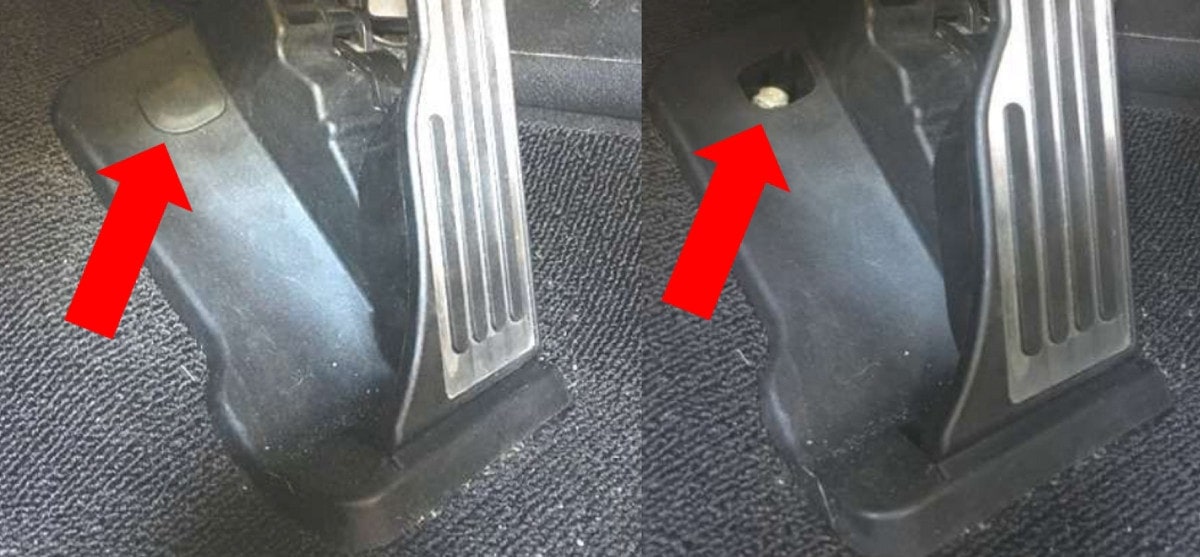 Accelerator pedal plug