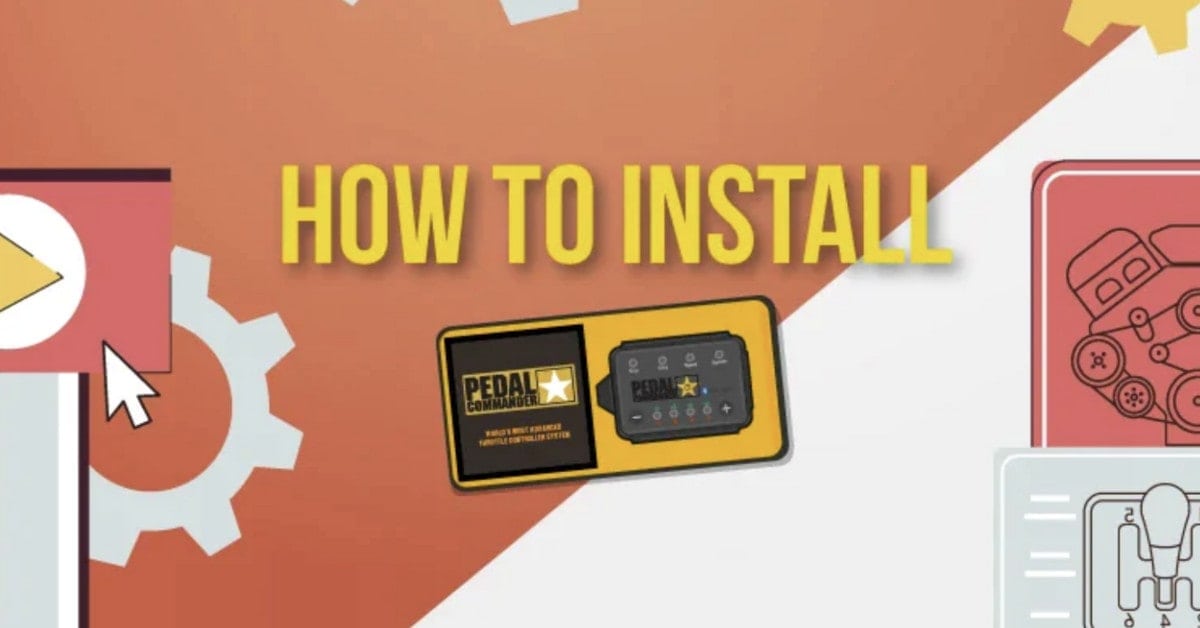 How to install a pedal commander