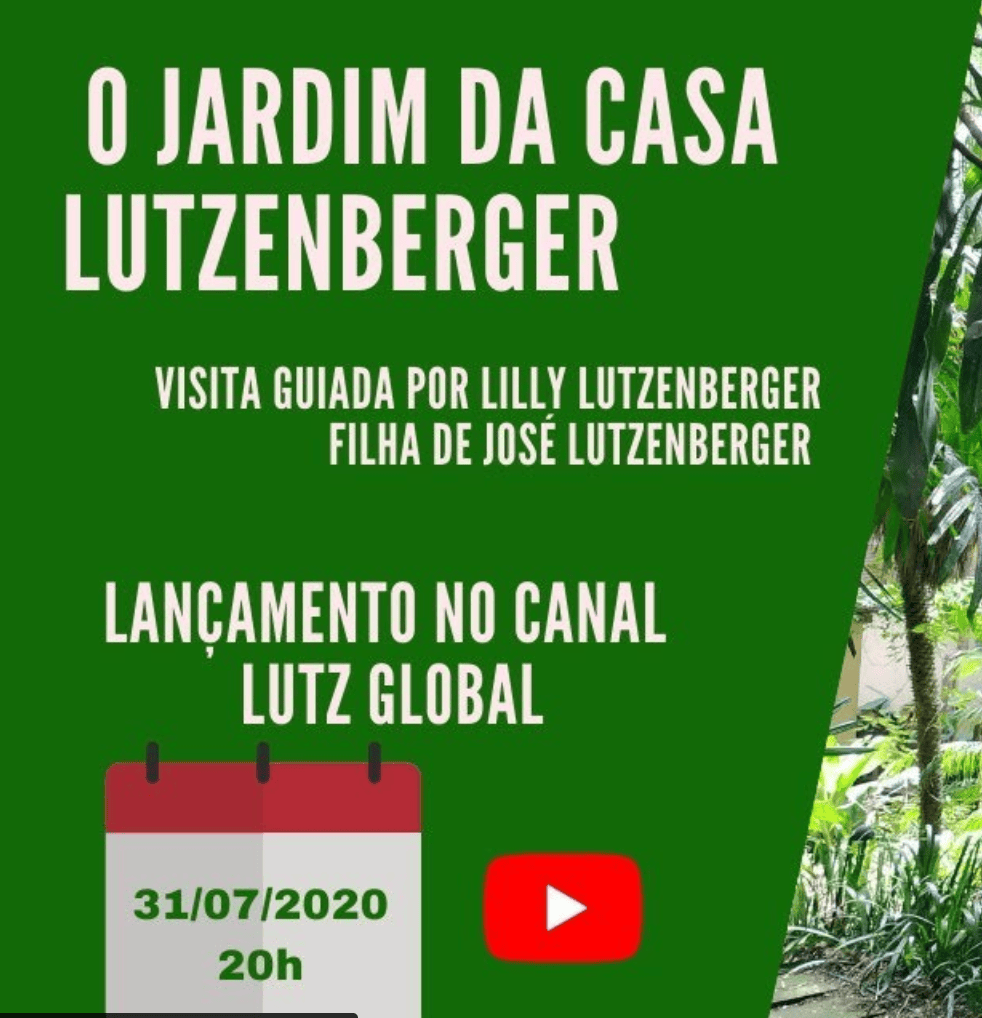 Estréia nesta sexta novo vídeo sobre Lutzenberger no YouTube