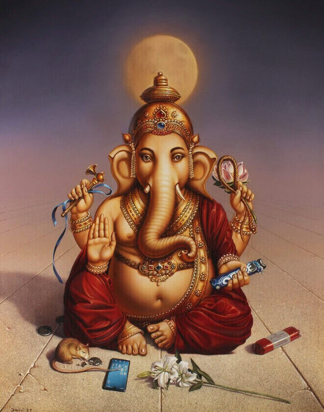 Karin Hauck - Elephant Painting - 1