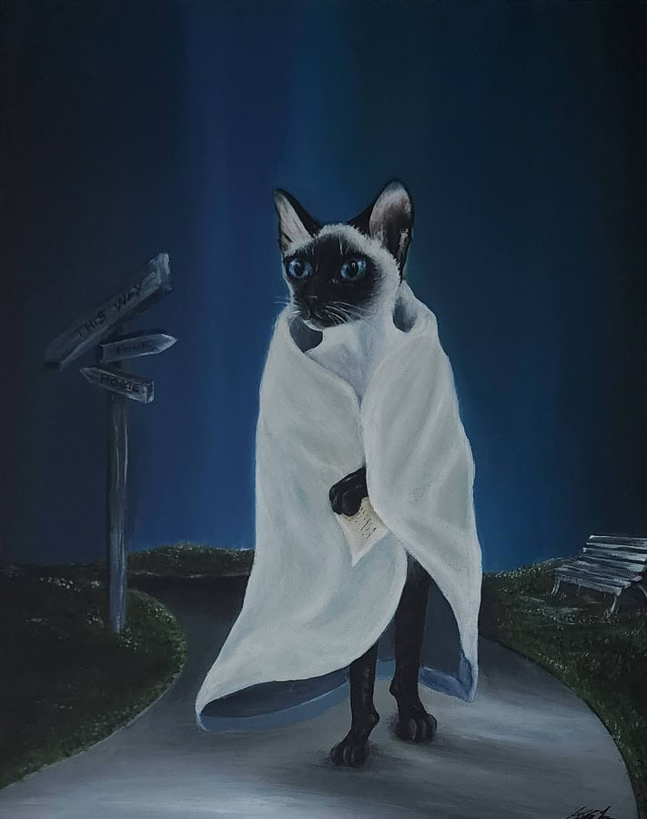 Kym Lee - Cat Painting - 4