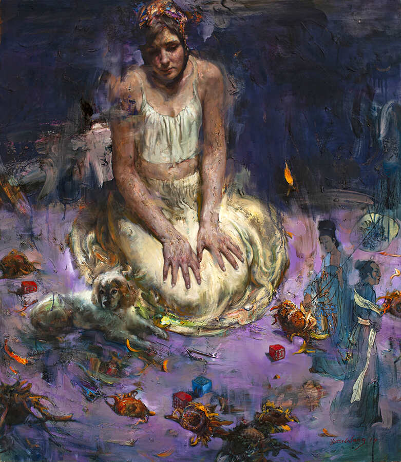 Victor Wang - Figurative Painting - 11
