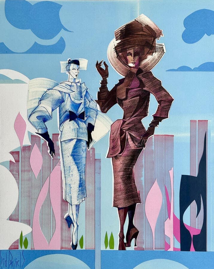 Sid Daniels - Figurative Fashion Drawing - 5