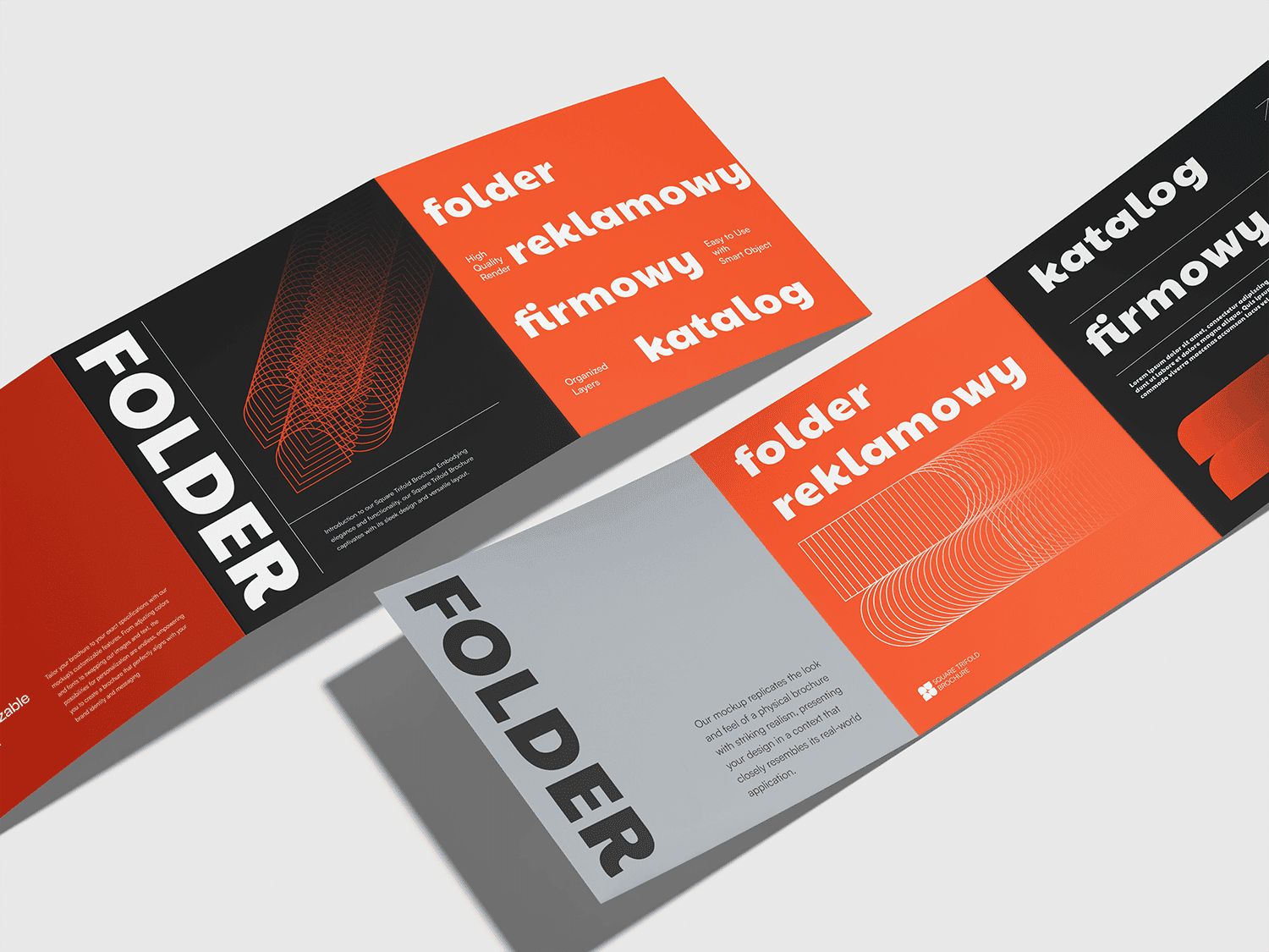 folder reklamowy firmy – przykład eleganckiego projektu folderu firmowego