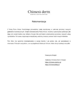 referencje artur kosinski