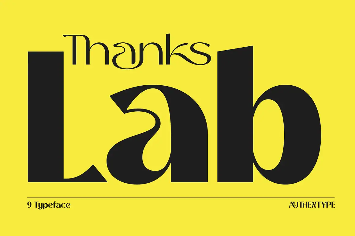 7 Best Modern Sleek Font for Clinical Vitamin Branding 2026 14 THANKS LAB - FUTURISTIC SOFT FONT