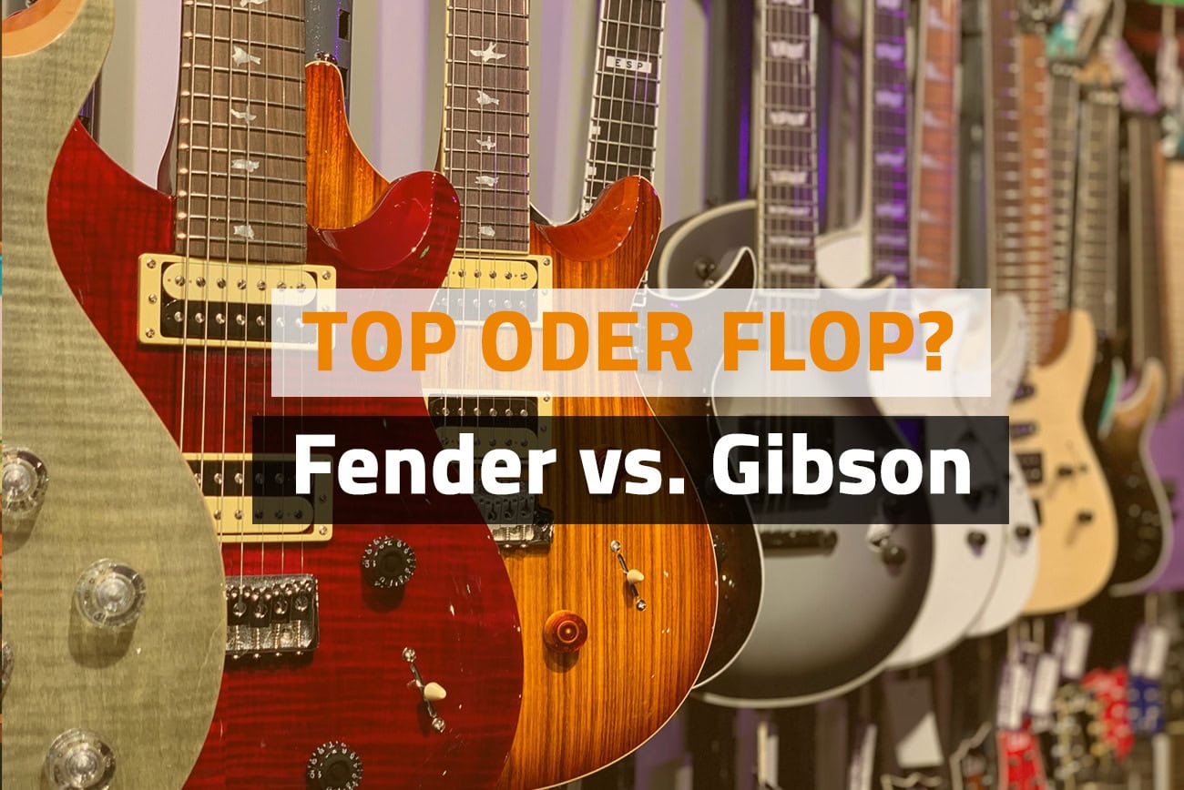 Gitarren Designs: Was macht Fender und Gibson so erfolgreich?