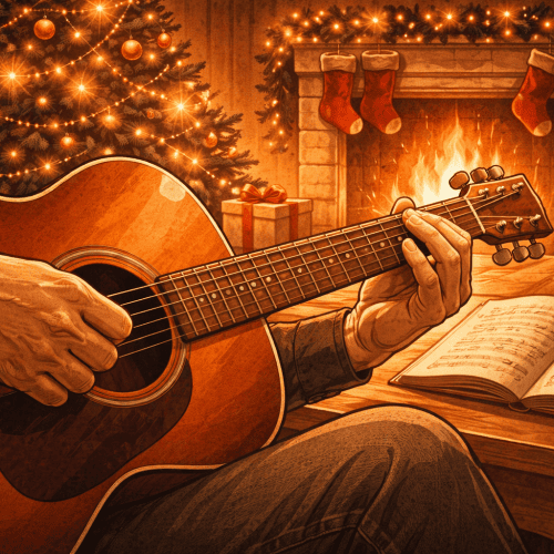 Gitarrenklang unterm Tannenbaum: Die 5 besten Songbücher für Weihnachtslieder auf der Gitarre