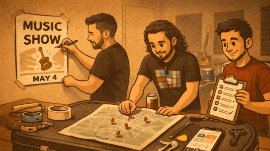 DIY-Konzert organisieren: Deine Checkliste für den perfekten Gig