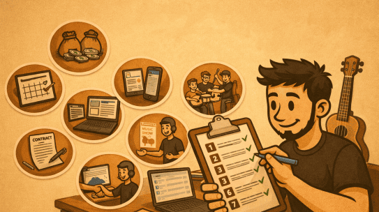 7 unverzichtbare Tipps für DIY-Artists – Wie verwalte ich meine Band?