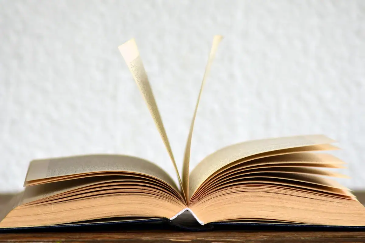 Ein Bild von einem Buch oder eine Metapher für Wissen und Weisheit