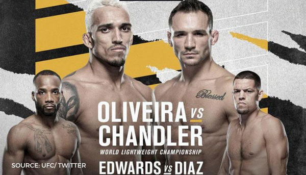 Apuestas UFC 262: Oliveira vs Chandler