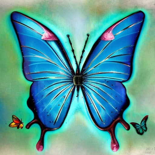 blue butterfly spirit animal