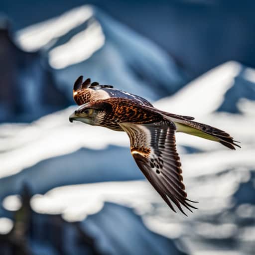 red tail hawk fly 