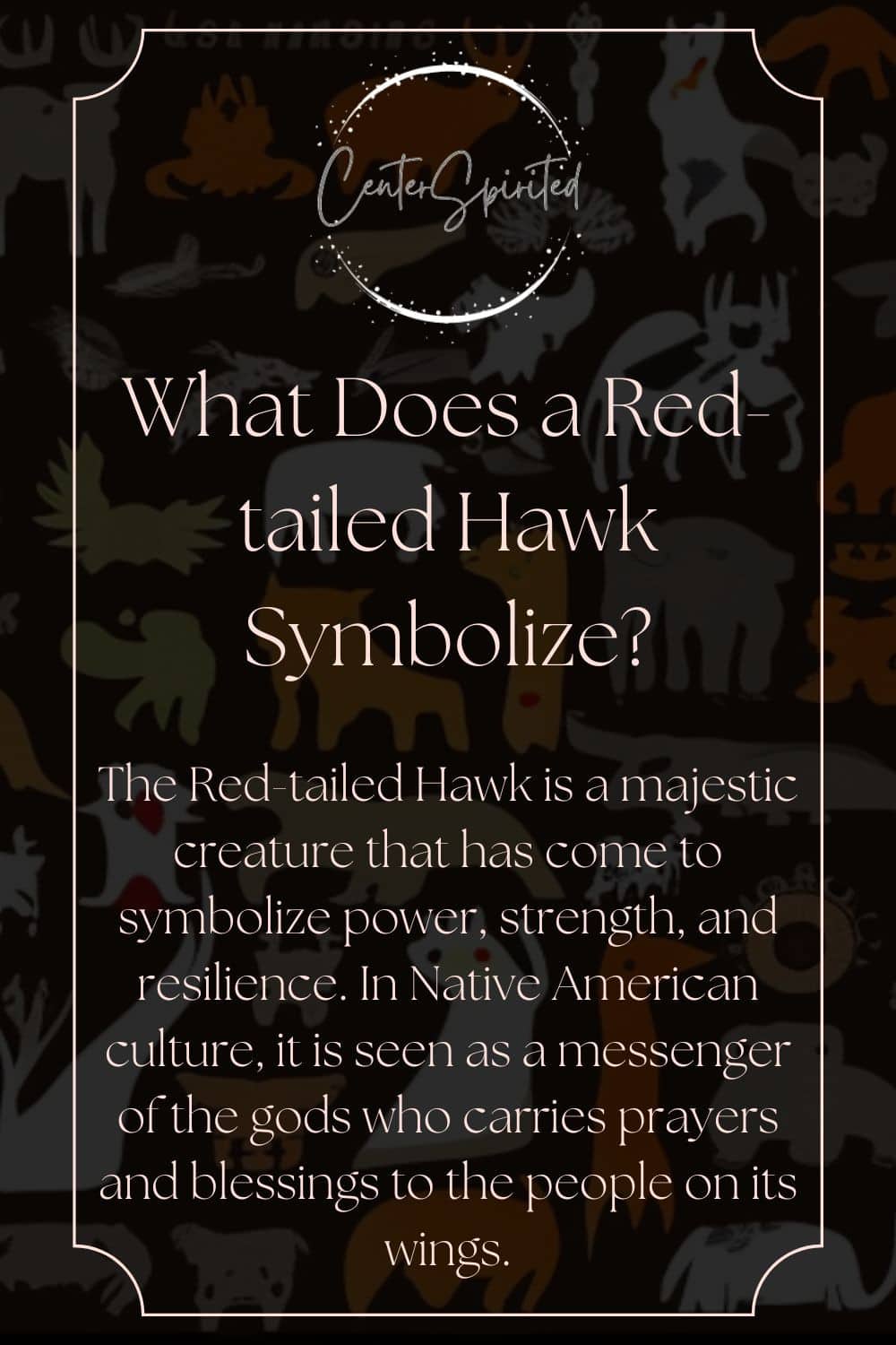 red tail hawk spiritual meaning