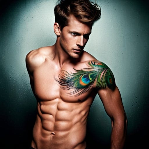 peacock feather tattoos