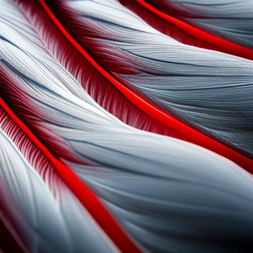 gray and red feather