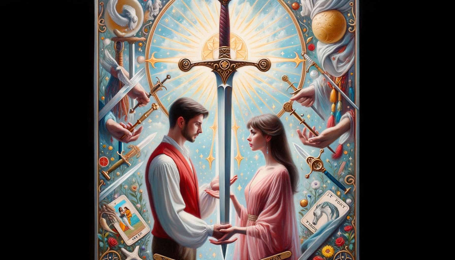 ace of swords card in love tarot reading