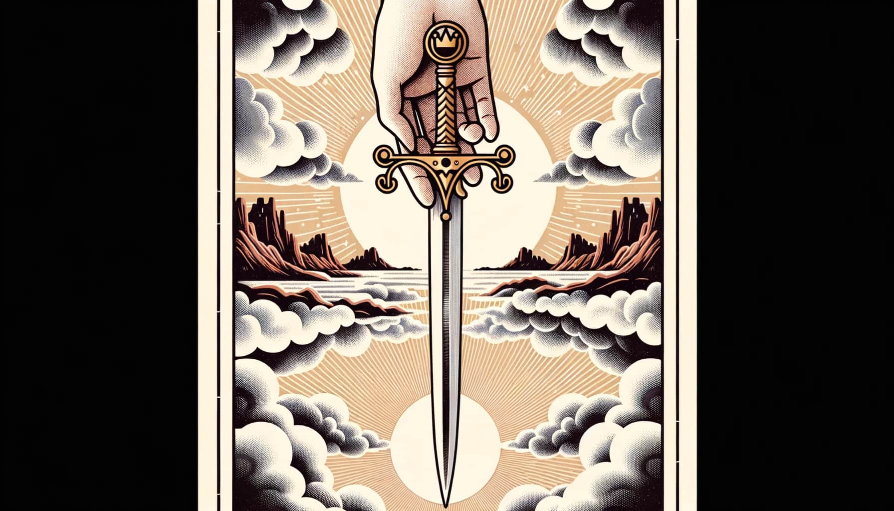 swords reversed suggests overthinking