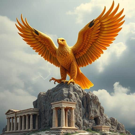 zeus s majestic eagle symbol