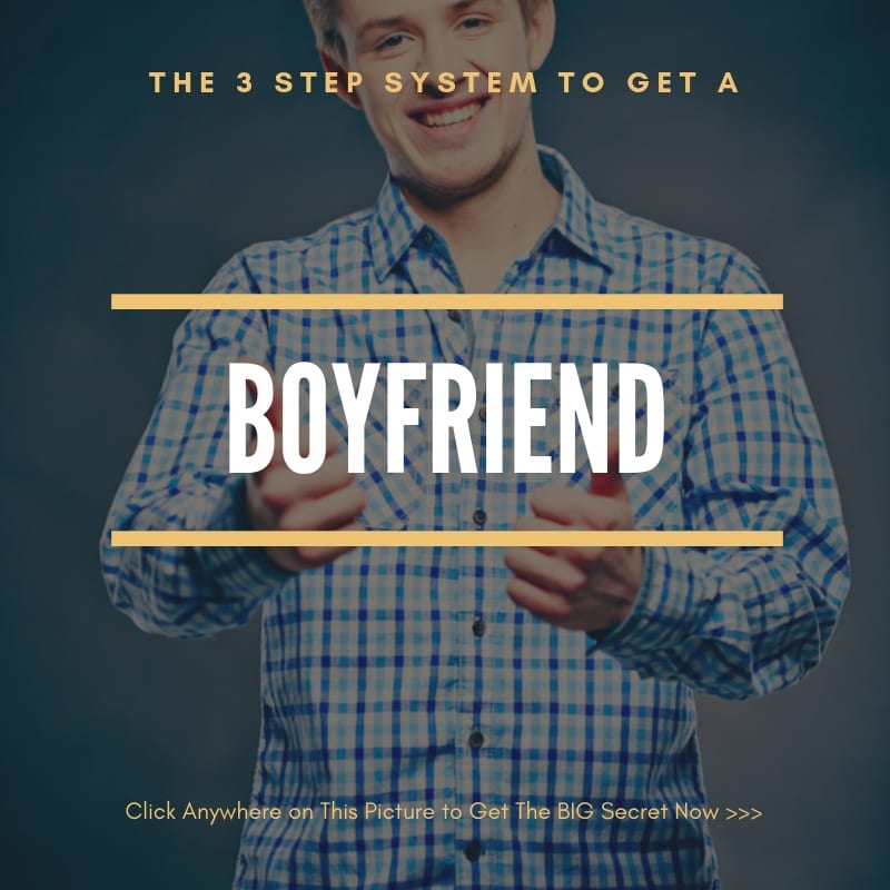 Young man in the same blue checkered shirt giving a thumbs-up, symbolising the three-step system to get a boyfriend.