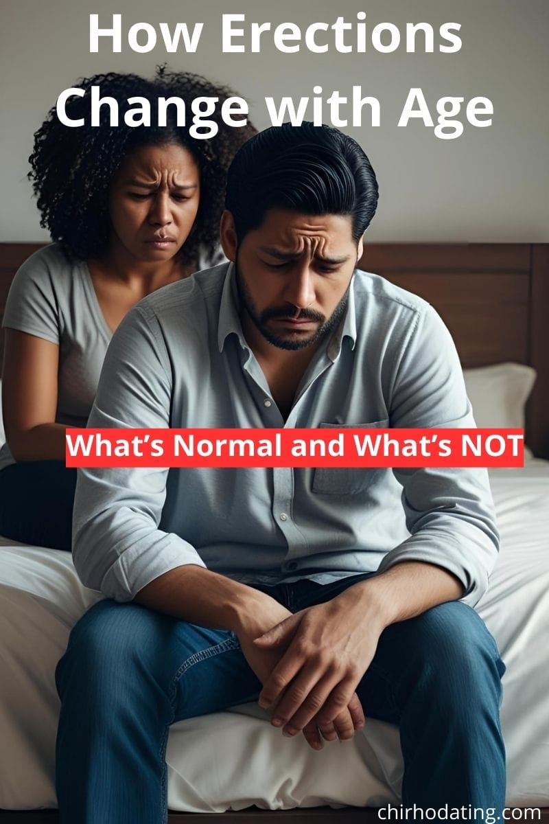 how erections change with age,