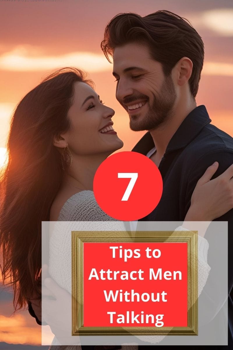 cover image showing a man and woman looking at each other in a romantic setting to demonstrate the body language to attract men