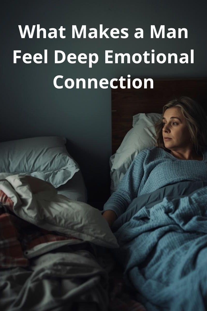 blog cover of a woman looking on the empty bed next to her,