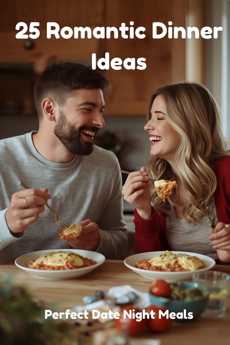 romantic dinner ideas for two blog cover,