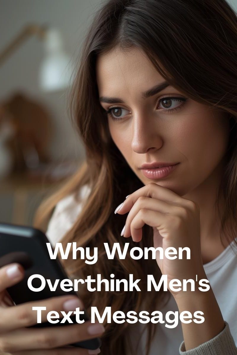 why women overthink men's text messages blog cover,