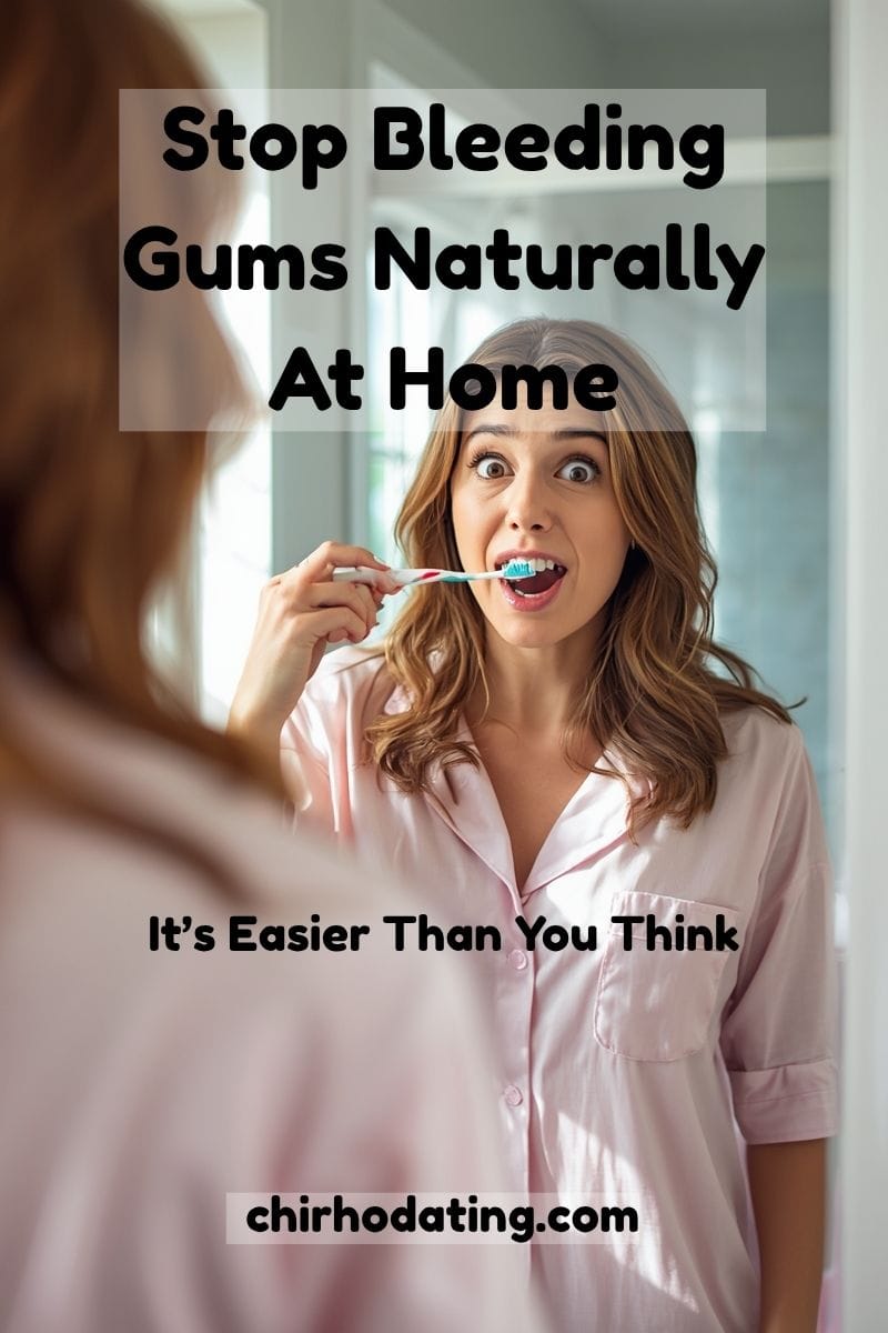 stop bleeding gums naturally at home