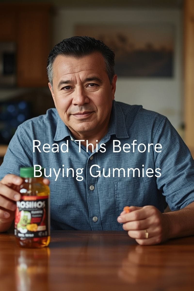 blog cover of buyer's guide for male enhancement gummies,