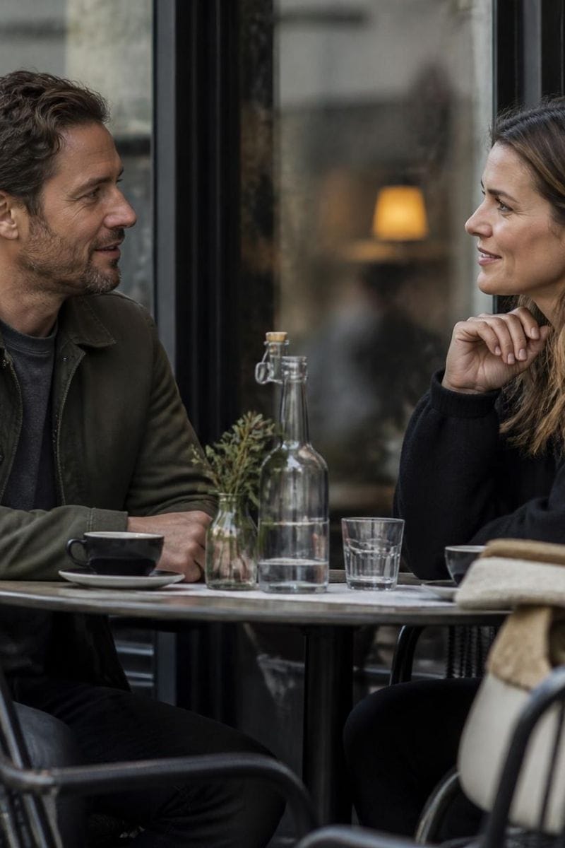 Couple discussing casual relationship rules while dating