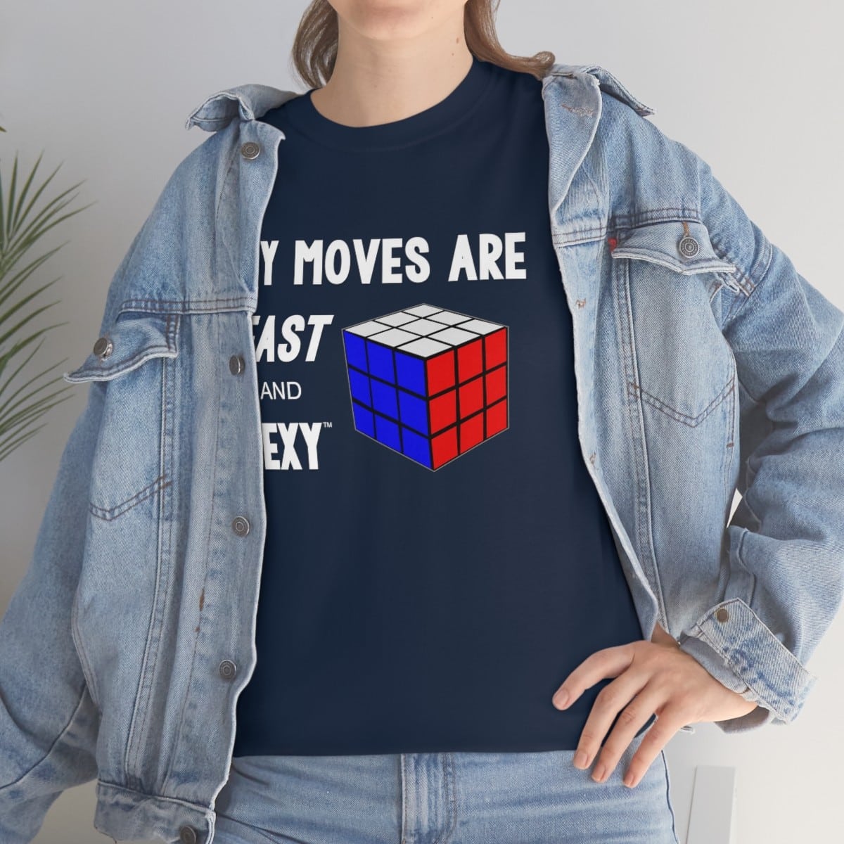 My Moves are Fast and Sexy (Adult Sizes) - Rubik's Cube T-Shirt - Image 3