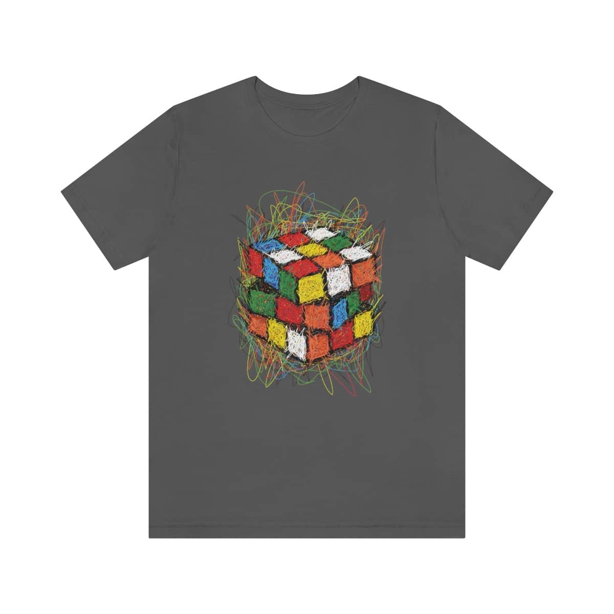 Scribble Cube - Rubik's Cube T-Shirt (Adult Sizes) - Image 8