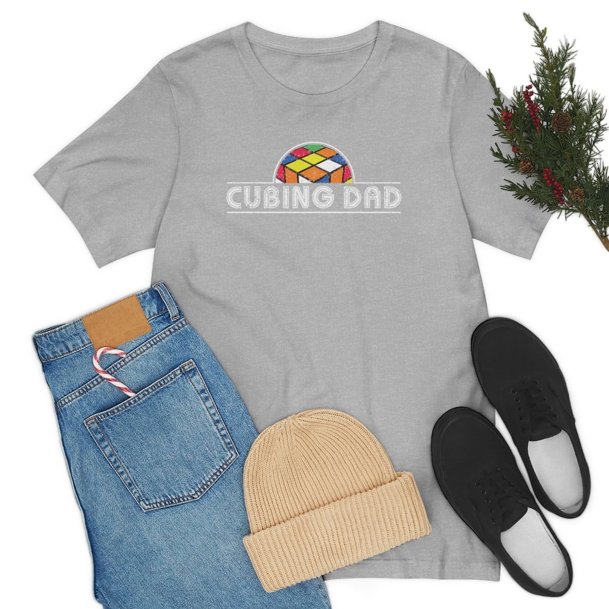 Cubing Dad - Rubik's Cube Shirt (Adult Sizes) - Soft Cotton T-Shirt - Image 17