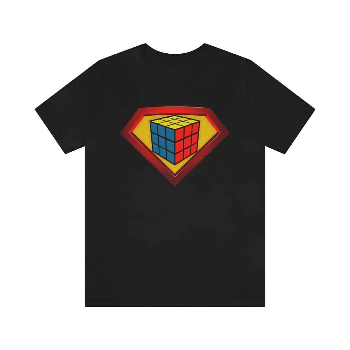 Supercuber Shield - Rubik's Cube Shirt (Adult Sizes) - Soft Cotton T-Shirt - Image 5