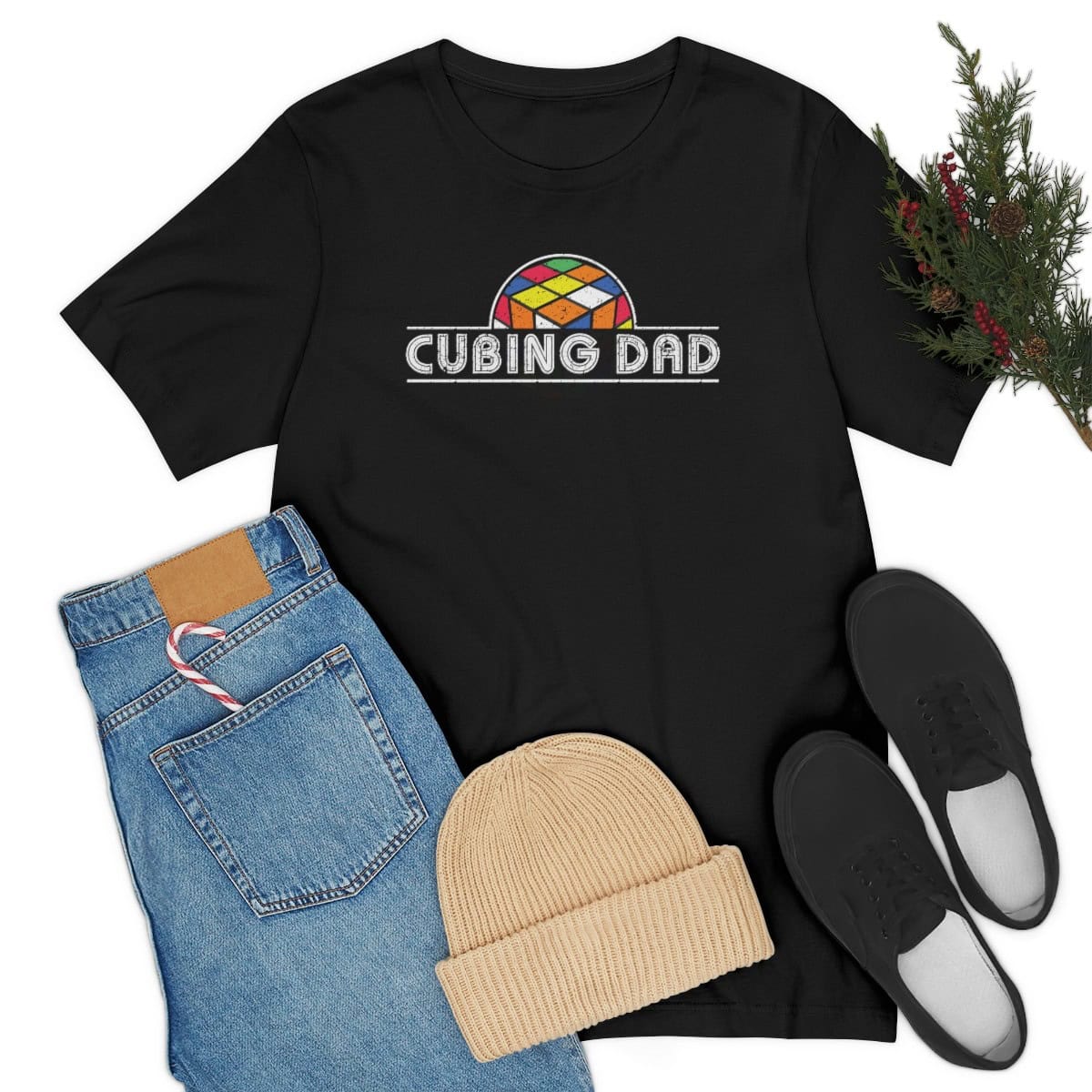 Cubing Dad - Rubik's Cube Shirt (Adult Sizes) - Soft Cotton T-Shirt - Image 9